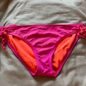 Hurley Pink and Orange Bikini Bottoms
